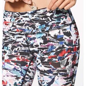 Lululemon Wunder Under Full On Luxtreme Legging Multi Abstract 8 Gym Workout